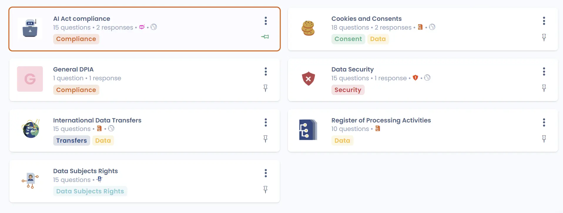 Manage all types of questionnaires